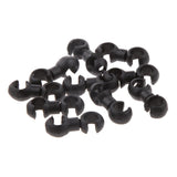 Maxbell 10pcs Cycle Bike MTB Brake Gear Cable S Style Clips House Hose Guides Black - Aladdin Shoppers