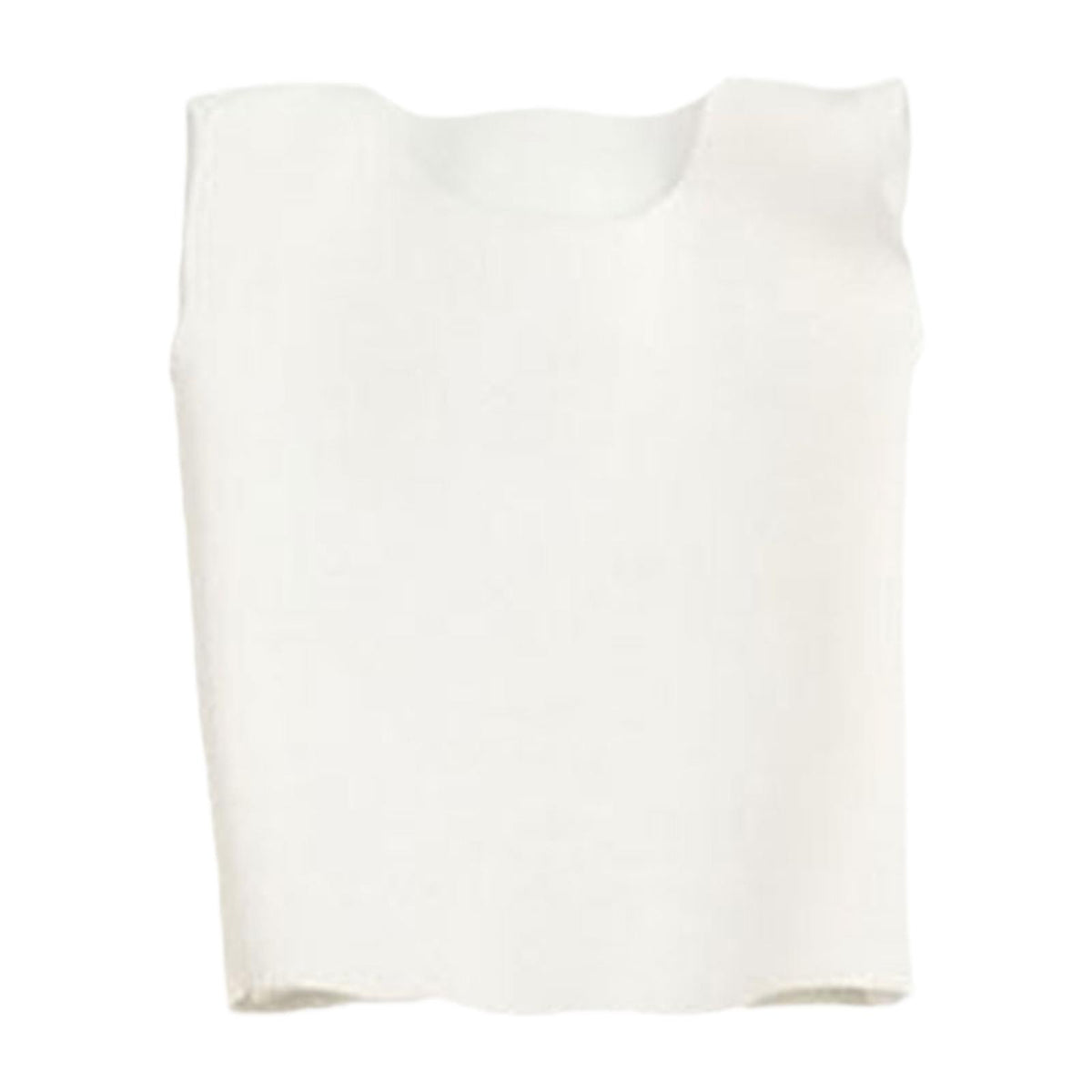 Maxbell 1/12 White Vest Decoration Miniature Model for 6in Doll Model Action Figures