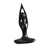 Small Yoga Figurine Decor Ceramic Yoga Statue for Living Room Cabinet Indoor Moon Salutation