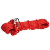 Maxbell Maxbell 20M Pro Rock Climbing Steel Wire Rappelling Rope Rescue Escape Gear - Red