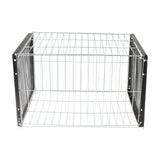 Maxbell Bird Cage Portable Metal Automatic Pigeons Collector for Feral Parrots Doves without skylight 2 Entrance