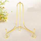 Maxbell 2Pcs Iron Display Easel China Bowl Plate Tabletop Display Rack Holder 6inch