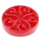 Maxbell Maxbell Pets Dogs Cats Slow Feeder Bowl Interactive Feeding Bowl Anti-Choking Red