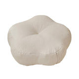 Maxbell Round Floor Pillow Decorative Meditation Floor Pillow for Chair Sofa Bedroom white