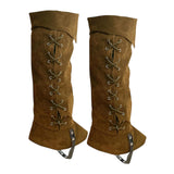 Maxbell Pirate Boot Cover Halloween Knight Warrior Cosplay Trendy Bandage Boots Case