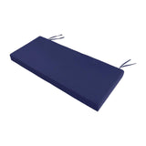 Maxbell Garden Bench Cushion 8 cm Thick Soft Bench Pad for Lounger Porch Swing Couch Dark Blue