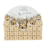 Maxbell Lighted Advent Calendar 2024 DIY Home Decor for Shop Window Festival Desktop