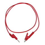 Maxbell Banana Plug to Alligator Clip Test Lead Professional Circuit Assembly 3.3 ft Red