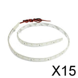 Maxbell 15x2pcs Red 30cm Led Knight Rider Flash Strobe Scanner Neon Strip Light