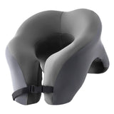 Memory Foam Travel Neck Pillow Massage Table Cradle Multipurpose Face Cradle gray