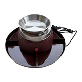 Maxbell Smores Kit Melt Fondue Pot Electric Smores Maker for Family Christmas Indoor reddish brown