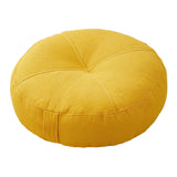 Maxbell Round Floor Pillow Premium Small for Yoga Sofa Bed Adults Kids Floor Seating Yellow