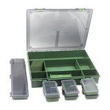 Maxbell Tackle Trays with Removable Dividers Tackle Case for Gift Camping Freshwater