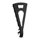Maxbell Jar Opener Multifunctional Bottle Opener Bar Gift Lid Opener Gripper for Can Black