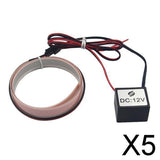 Maxbell 5xWhite 12V Electroluminescent Panel EL Tape Back Light 6 Colors With Inverter