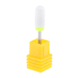 Maxbell Nails Polishing Cuticle Removal Nail Art Drill Bit Yellow-Ultra Fine Ridges