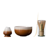 Maxbell Matcha Whisk Set Portable Matcha Set for Tea Lover Tea Preparation Tea House Coffee White Thread