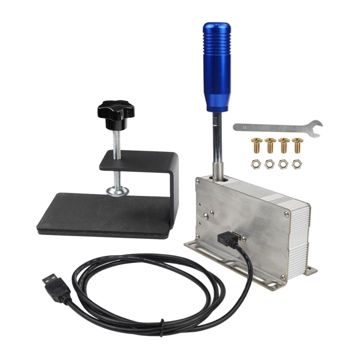 Maxbell USB Sequential Shifter Convenient Game Game Accessories PC Simulator Shifter Blue