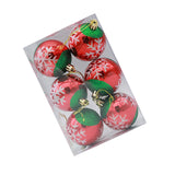 6 Pieces Christmas Tree Ball Ornaments Hanging for Decoration Birthday Party snowflake