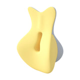 Maxbell Back Lumbar Support Cushion Trendy for Working Chin and Neck Support Driving Yellow