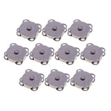 Maxbell 10 Pairs Magnetic Clasps Snaps Buttons for Purses Handbag Sewing Craft 14mm - Aladdin Shoppers