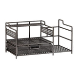 Maxbell Desktop Organizer Simple Mesh File Holder for Dorm Room Countertop Apartment Black