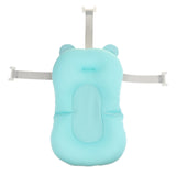 Maxbell Baby Bath Tub Pillow Pad Air Cushion Floating Seat Shower Mat Blue