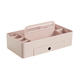 Maxbell Caddy Organizer Desk Storage Container Craft Supplies Portable Box Pink