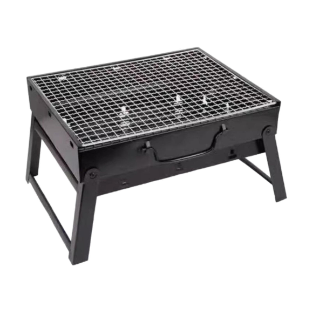 Maxbell Foldable BBQ Grill Multipurpose Barbecue Grill for Picnic Garden Backpacking 22x43x29cm