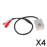 Maxbell 4xAdjustable CCTV Camera Microphone Audio/Sound Monitor RCA 3.5mm Connector