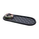 Maxbell Multifunction Car Anti Slip Mat Automotive PVC Nonslip Pad Auto Phone Holder Gray Grid Gold