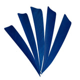 Maxbell 5 Pieces 10cm Shield Feather Arrow Fletching For Archery Hunting Blue - Aladdin Shoppers