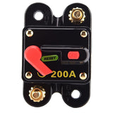 Maxbell 5xWaterproof 200 A Manual Reset Circuit Breaker Switch 12V Car SUV Marine Boat