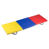 Maxbell Folding Exercise Mat with Carrying Handles 5.9ft x 2ft for Fitness Dance