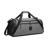 Maxbell Sports Gym Bag Dry Wet Separation Lightweight Handbag for Travel Beach Trips Gray