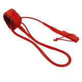 Maxbell Surfboard Leash Leg Rope Double Stainless Steel Swivels Red 8 ft - Aladdin Shoppers