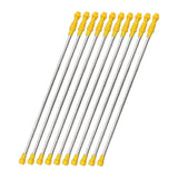 Maxbell 10 Pieces Replacement Sprayer Wand Stainless Steel Agricultural Sprayer Pole 70cm to 130cm