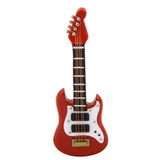 Maxbell 1:12th Dollhouse Miniature Music Instrument Red Electric Guitar