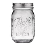 Glass Mason Jar with Lids and Band Glass Jar for Baby Shower Storing Candies Regular Mouth
