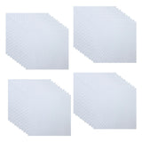 40 Pieces Fursuit Eyes Mesh for Cosplay Mask for Halloween Carnival Festival White