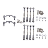 Maxbell RC Car Metal Steering Pull Rod Seat Mount Sets for WPL Pickup Semi-pickup