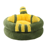 Dog Bed Comfortable Nesting Cave Non Slip Bottom for Cats Kitty Kitten Green Large - Aladdin Shoppers