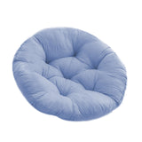 Maxbell Hanging Egg Chair Cushion Round Soft Floor Pillow for Living Room Home Porch Blue