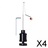 Maxbell 4xFishing Hook Remover Removal Tool Portable Line Knot Picker Unhooking Device Black