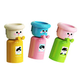 Maxbell Toothbrush Cup and Holder Mouthwash Cup Rack for Birthday Daily Use Tabletop 3pcs