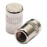 2Pcs Guitar Pickup Selector Toggle Switch Tips Easy Install Switch Knob Caps Silver M3.5