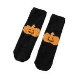 Maxbell Slipper Grip Soft Socks Casual Womens Fuzzy Socks for Friends Birthday Lover Black