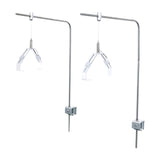 2x Aquarium Light Bracket Mount Fish Tank LED Light Rack for Fish Freshwater