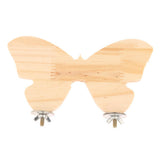 Maxbell Maxbell 1 Pc Parrot Hamster Wood Platform Natural Wood Stand Parrot Cage Accessory S
