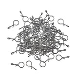 Maxbell 100Pcs Fly Fishing Snap for Freshwater Saltwater Fly Hook Snap No Knot Snaps S
